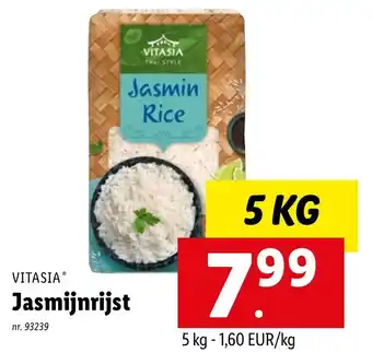 Lidl Vitasia Jasmijnrijst aanbieding