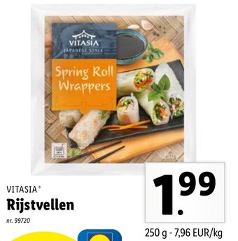 Lidl Vitasia Rijstvellen aanbieding