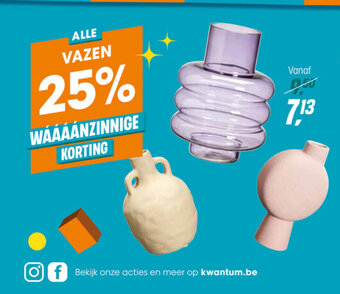 Kwantum Vazen aanbieding