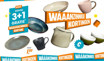 Kwantum Servies aanbieding
