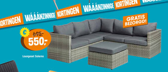 Kwantum Loungeset Salerno aanbieding