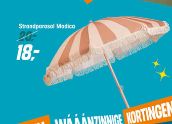 Kwantum Strandparasol Modica aanbieding