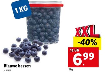 Lidl Blauwe bessen aanbieding