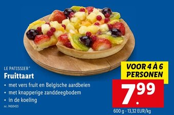 Lidl Le Patissier Fruittaart aanbieding