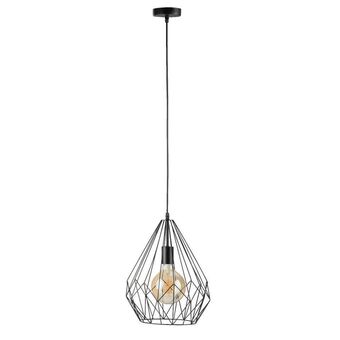 Leen Bakker Hanglamp Marnix - zwart - 150xØ30 cm aanbieding