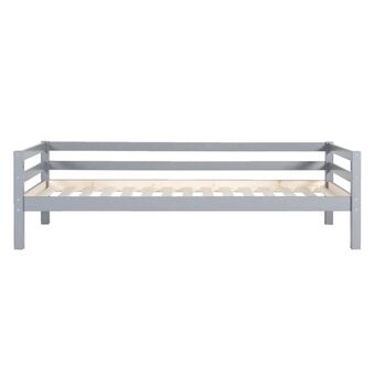 Leen Bakker Bed Ties - antracietkleur - 90x200 cm aanbieding