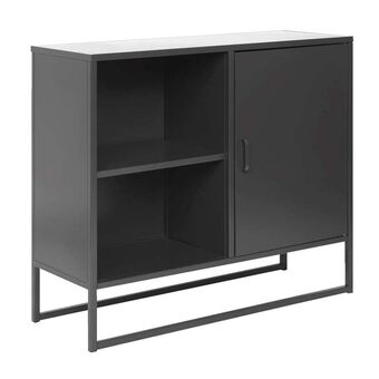 Leen Bakker Dressoir Aalborg - zwart - 85x100x35 cm aanbieding