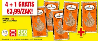 Hubo Fireland Pellets 15kg aanbieding