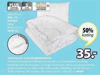 Jysk Veofjellet 4 Seizoenendekbed aanbieding