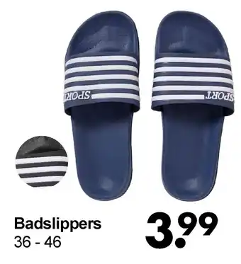 Badslippers 36 - 46