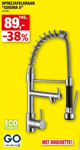 Hubo GO by Van Marcke Spoeltafelkraan Cuisina II aanbieding