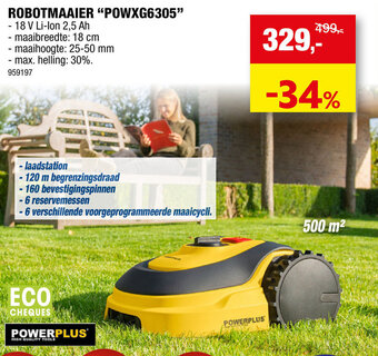 Hubo Robotmaaier POWXG6305 aanbieding