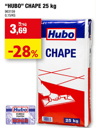 Hubo Hubo Chape 25 kg aanbieding