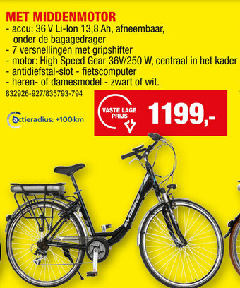 Elektrische Fiets Met Middenmotor