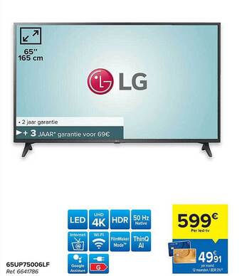 Hyper Carrefour Lg Ledtv aanbieding