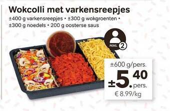 Bon Ap Wokcolli Met Varkensreepjes aanbieding