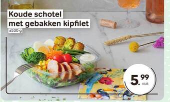 Koude Schotel Met Gebakken Kipfilet
