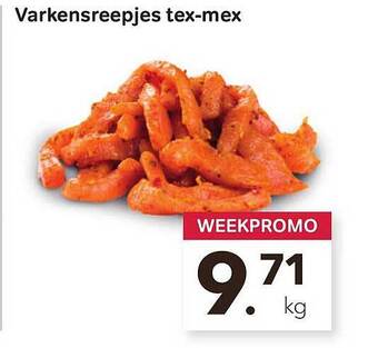 Bon Ap Varkensreepjes Texmex aanbieding