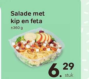 Bon Ap Salade Met Kip En Feta aanbieding