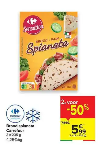Carrefour Brood Spianata Carrefour aanbieding