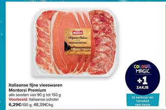Carrefour Italiaanse Fijne Vleeswaren Montorsi Premium aanbieding