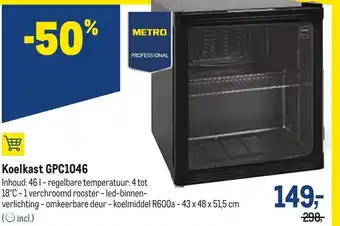 Makro Metro Professional Koelkast GPC1046 aanbieding