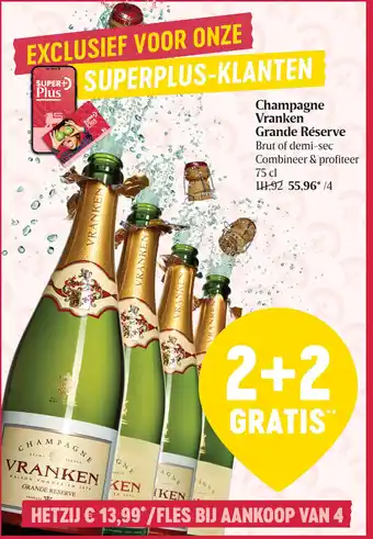 Champagne vranken grande reserve 75 cl