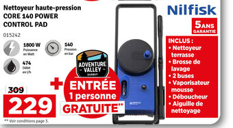 Nilfisk Nettoyeur haute-pression Core 140 Power Control Pad