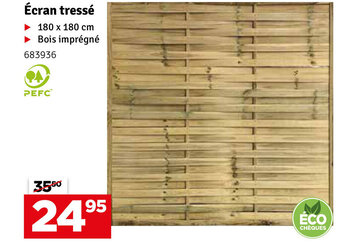 Mr Bricolage Ecran tresse 180x180 cm aanbieding