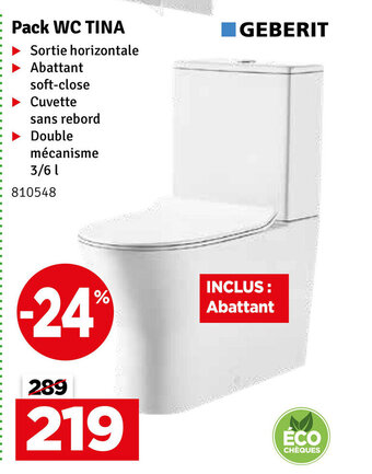 Geberit Pack Wc Tina