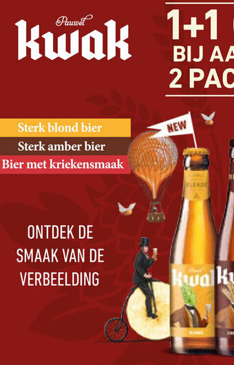Prik en Tik Kwak Sterk Blond Bier aanbieding