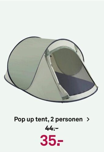 Karwei Pop up tent, 2 personen aanbieding