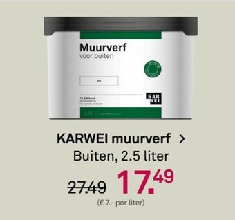 Karwei Karwei muurverf aanbieding