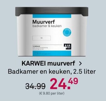 Karwei Karwei muurverf aanbieding