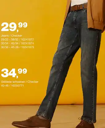 Bristol Jeans/Checker 29/32-38/32; 30/34-40/34; 30/36-40-36 aanbieding
