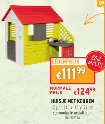 Trafic Club Malin Huisje met keuken 145x110x127 cm aanbieding