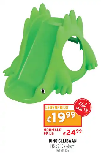 Trafic Club Malin Dino glijbaan 115*91.5*68 cm aanbieding