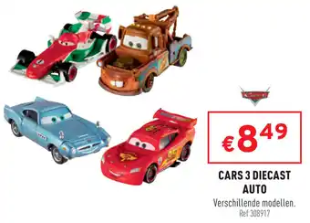 Cars 3 diecast auto