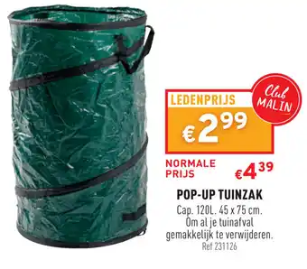 Pop-up tuinzak 120L 45*75 cm