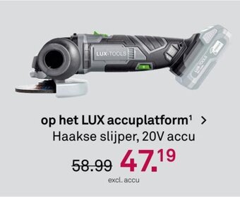 Op het LUX accuplatform