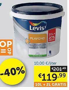 Zelfbouwmarkt Levis Plafond aanbieding