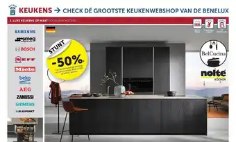 Zelfbouwmarkt Luxe Keukens Op Maat aanbieding