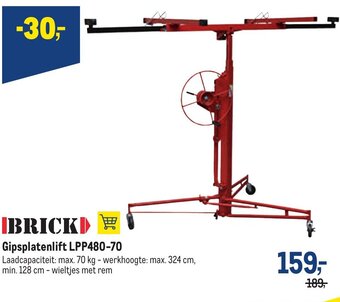 Makro Brick Gipsplatenlift LPP480-70 aanbieding