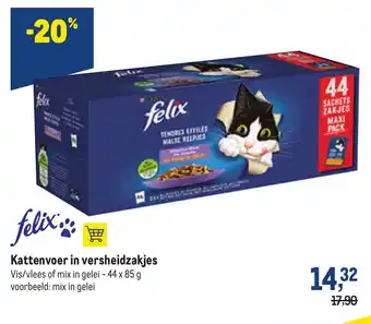 Felix Kattenvoer in Versheidzakjes