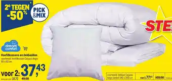 Makro Dream Comfort Hoofdkussens en Dekbedden aanbieding