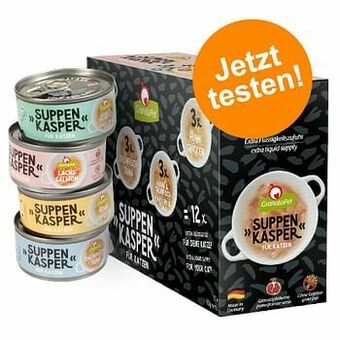 GranataPet Suppenkasper Proefpakket Soep - voordeelpakket 12 x 70 g