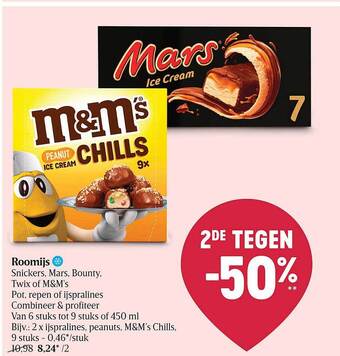 Delhaize Roomijs aanbieding