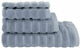 HEMA HEMA Handdoek Zware Kwaliteit Structuur Donkergrijs Blauw (blauw) aanbieding