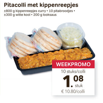 Bon Ap Pitacolli met kippenreepjes aanbieding