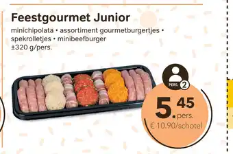 Bon Ap Feestgourmet junior ±320 g/pers. aanbieding